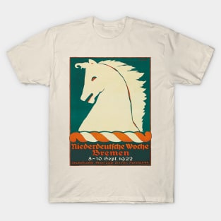 Rare vintage German horse racing ad from 1922 T-Shirt